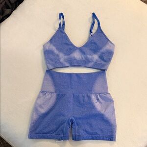 Gymshark blue Tie-Dye Women's Intimate Set